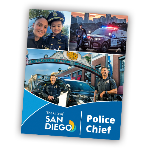 Cover of SDPD Police Chief Hiring Brochure