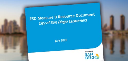 Cover of Environmental Services' Customer Portal Training Resource document