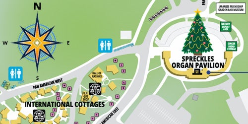 Graphical map of December Nights