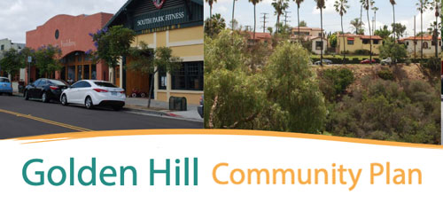 Cover of Greater Golden Hill Community Plan document
