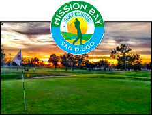 Photo of Mission Bay Golf Course and Logo