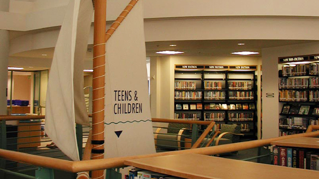 Teens and Children Space at the Point Loma/Hervey Library