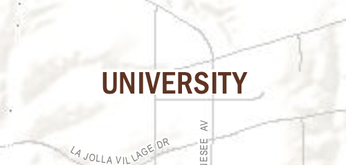 Graphical map of University neighborhood