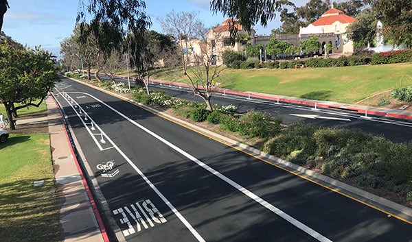 Northbound on Park Boulevard by Balboa Park