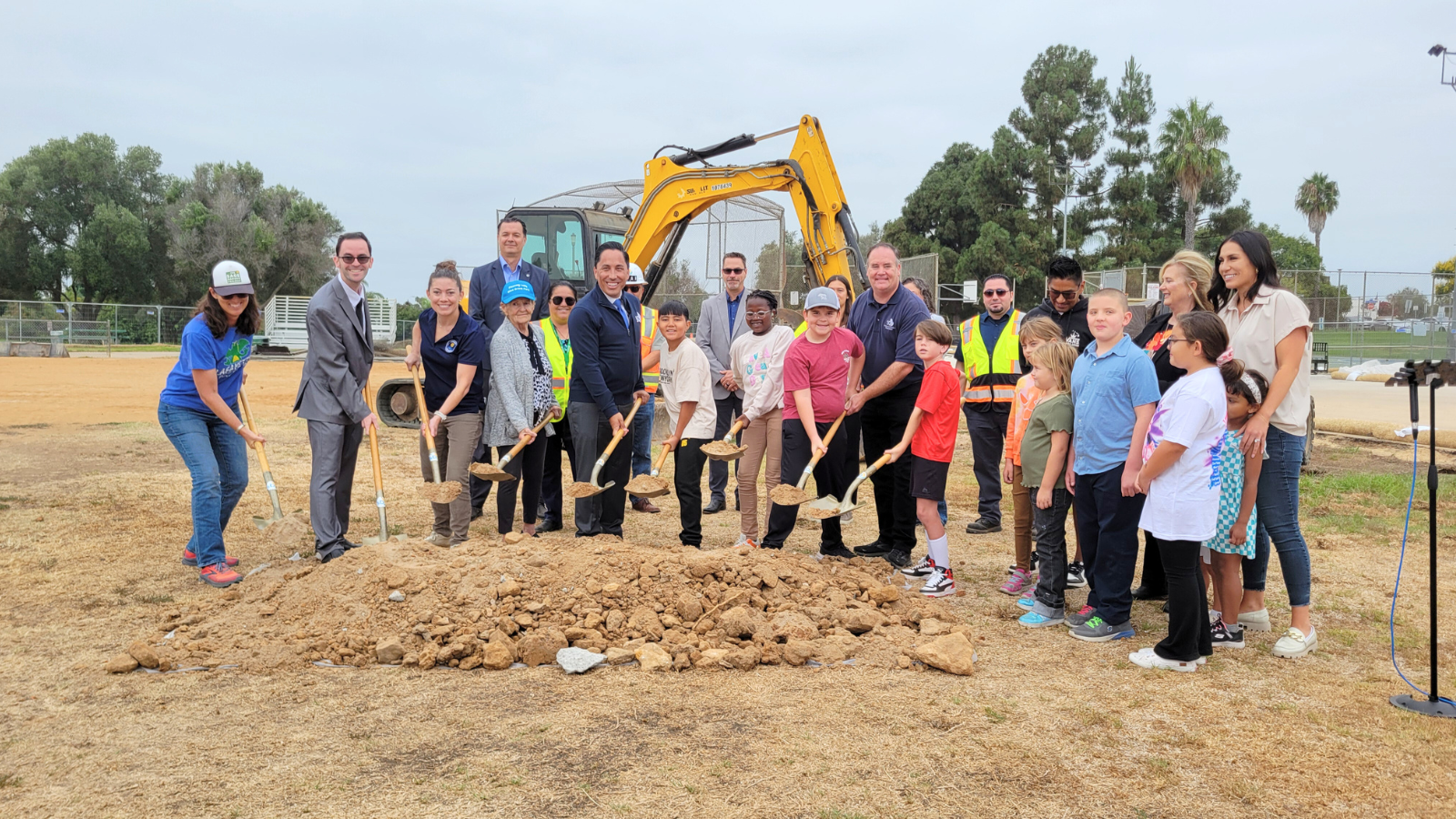 groundbreaking at park