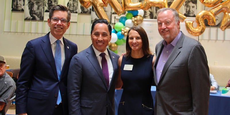 Mayor Todd Gloria at the Million Meals Event