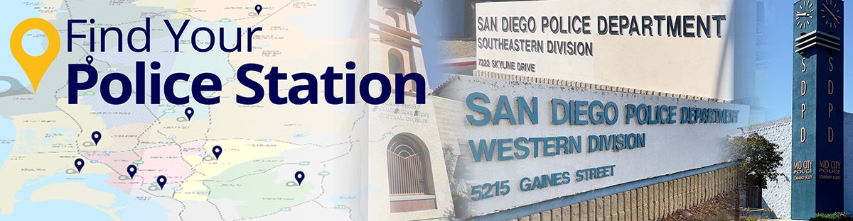 SDPD collage of sub stations