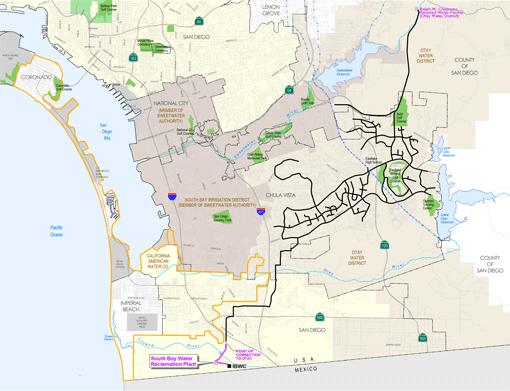 Recycled Water Availability Zone Map | City of San Diego Official Website