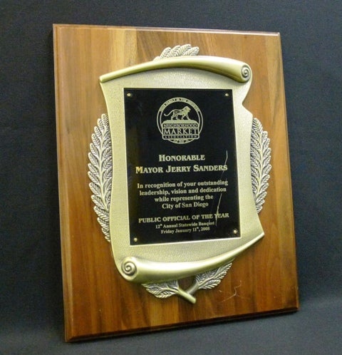 Neighborhood Market Association Plaque | City of San Diego Official Website