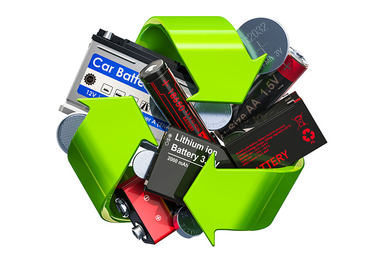 recycle batteries