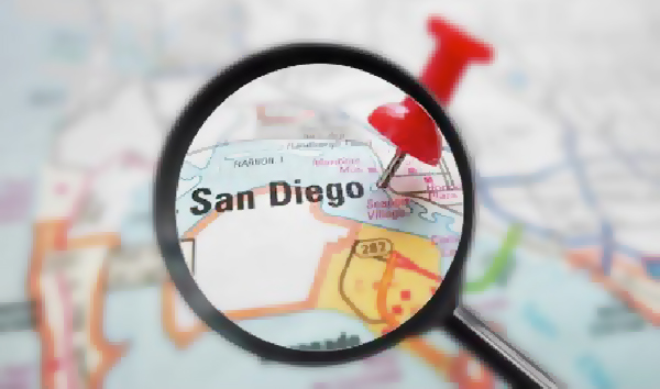 San Diego map