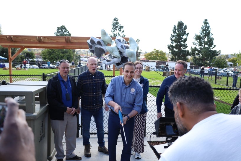 Ribbon Cutting at Allied Gardens Off-Leash Dog Park