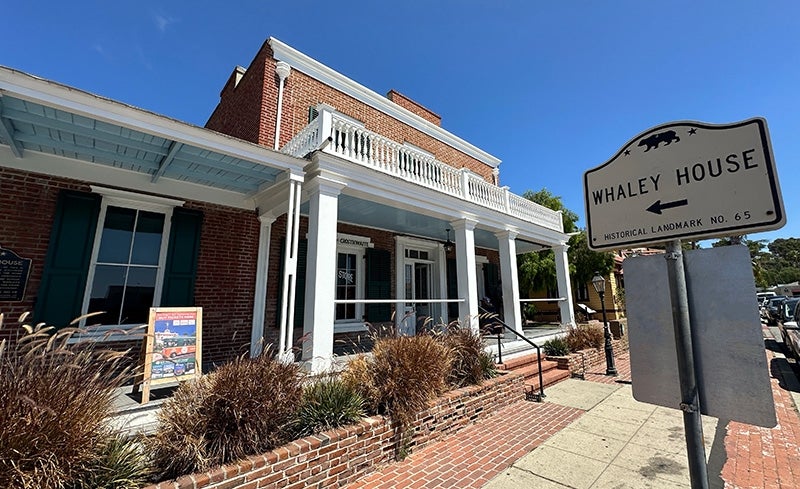 Whaley House in Old Town San Diego