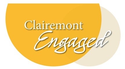 Clairemont Engage logo with two half circles