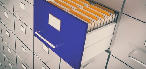 open file drawer