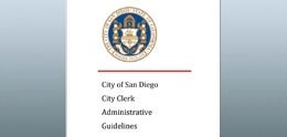 Cover of City Clerk Administrative Guidelines