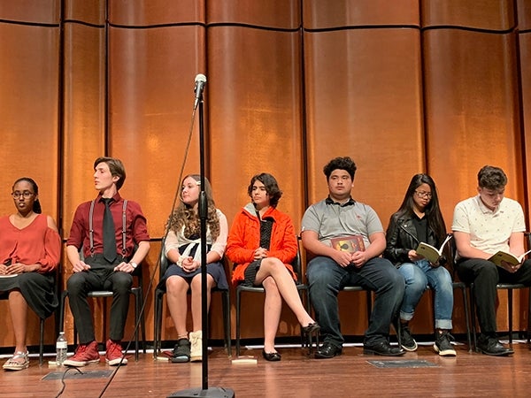 Poetry out loud