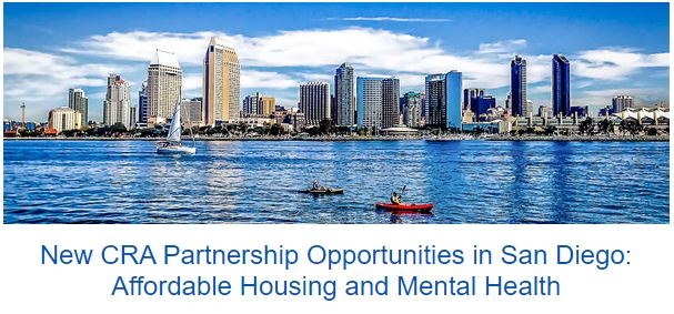 Learn about new Community Reinvestment Act (CRA) partnership opportunities in the greater San Diego region