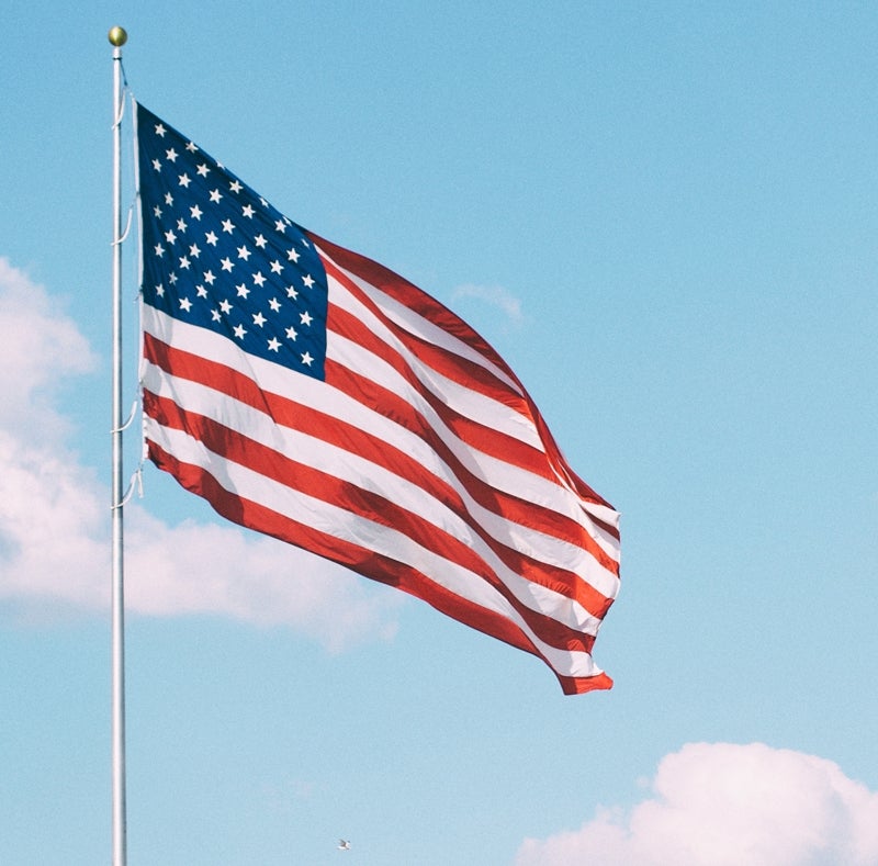 Photo of an American flag.