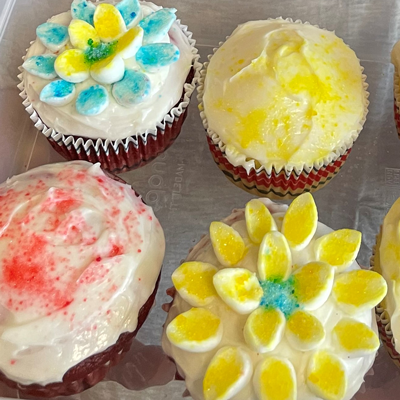 Image of four cupcakes