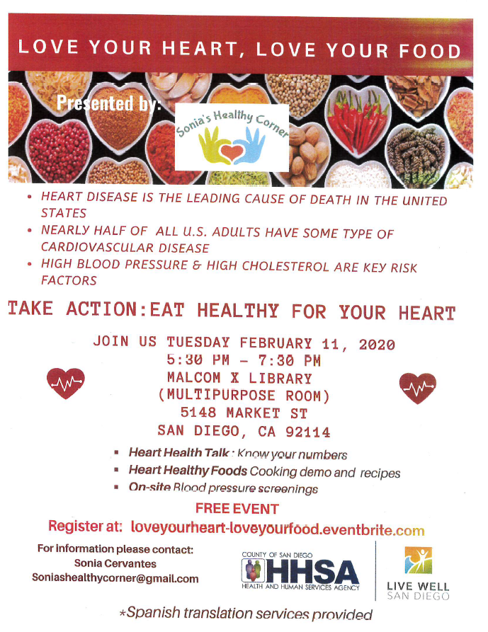 Love Your Heart, Love Your Food discussion