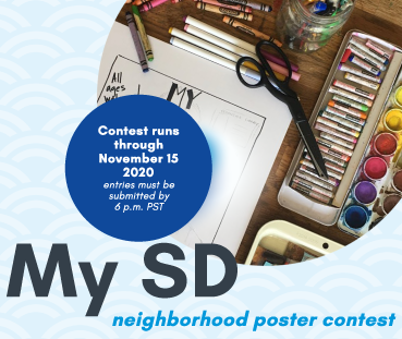 One Book One San Diego poster contest graphic