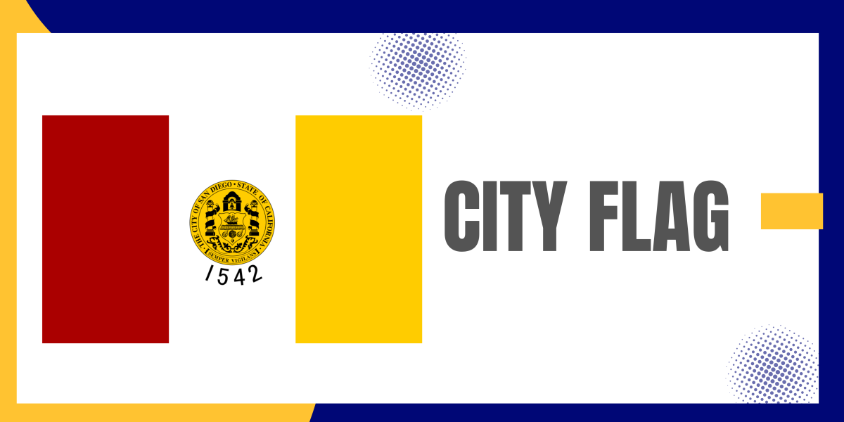 The Official Flag of the City of San Diego