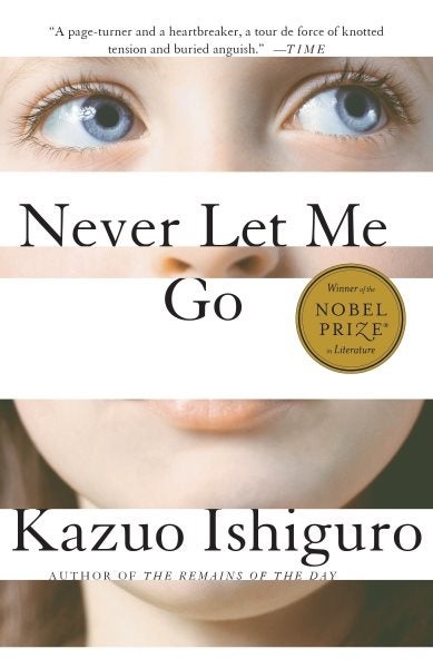 Book cover of Never Let Me Go by Kazuo Ishiguro