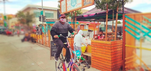 Bike Rider on El Cajon Blvd