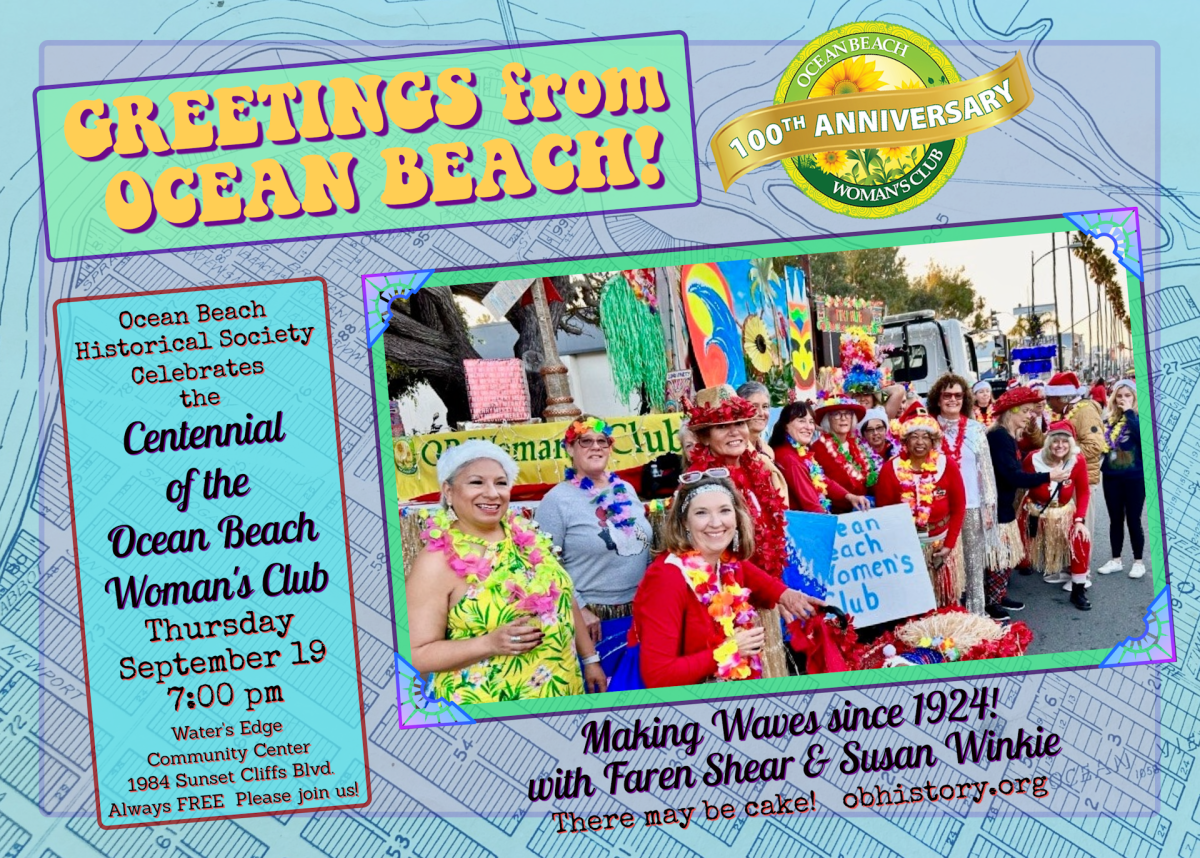 Ocean Beach Historical Society September