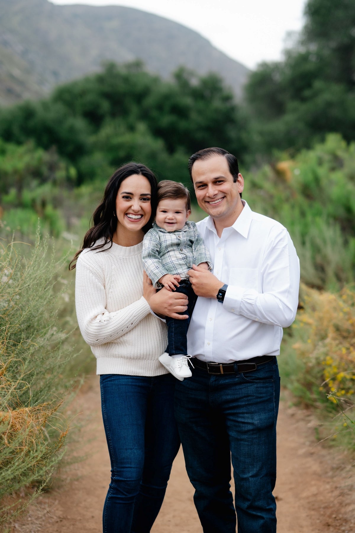 CM Campillo, his wife Nadia Farjood, and their son Rafael.