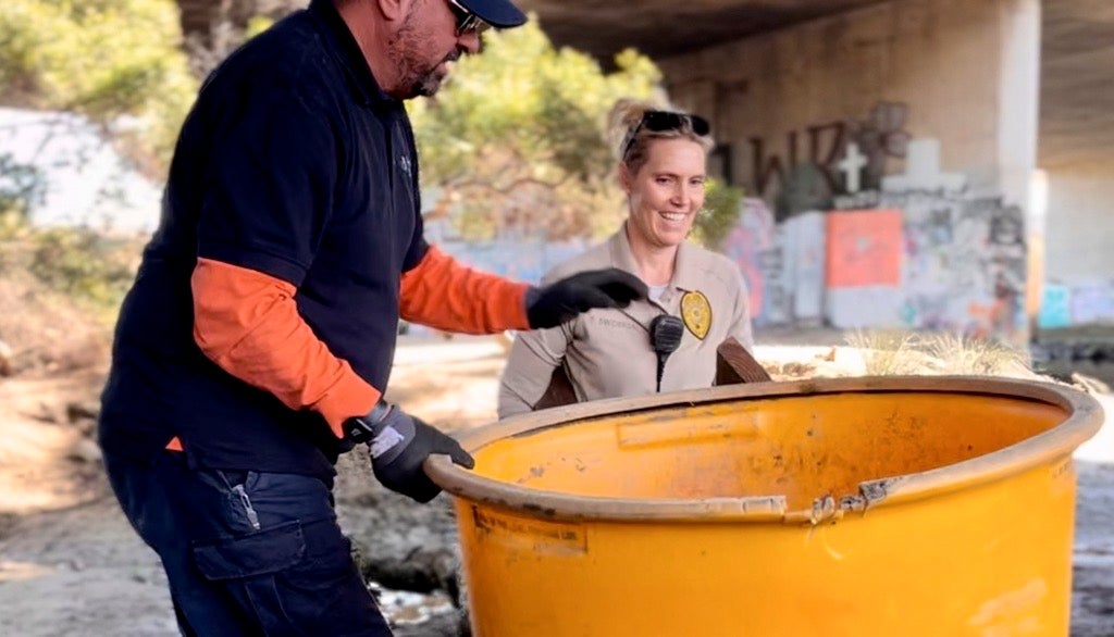 Removing Encampments Along the San Diego River