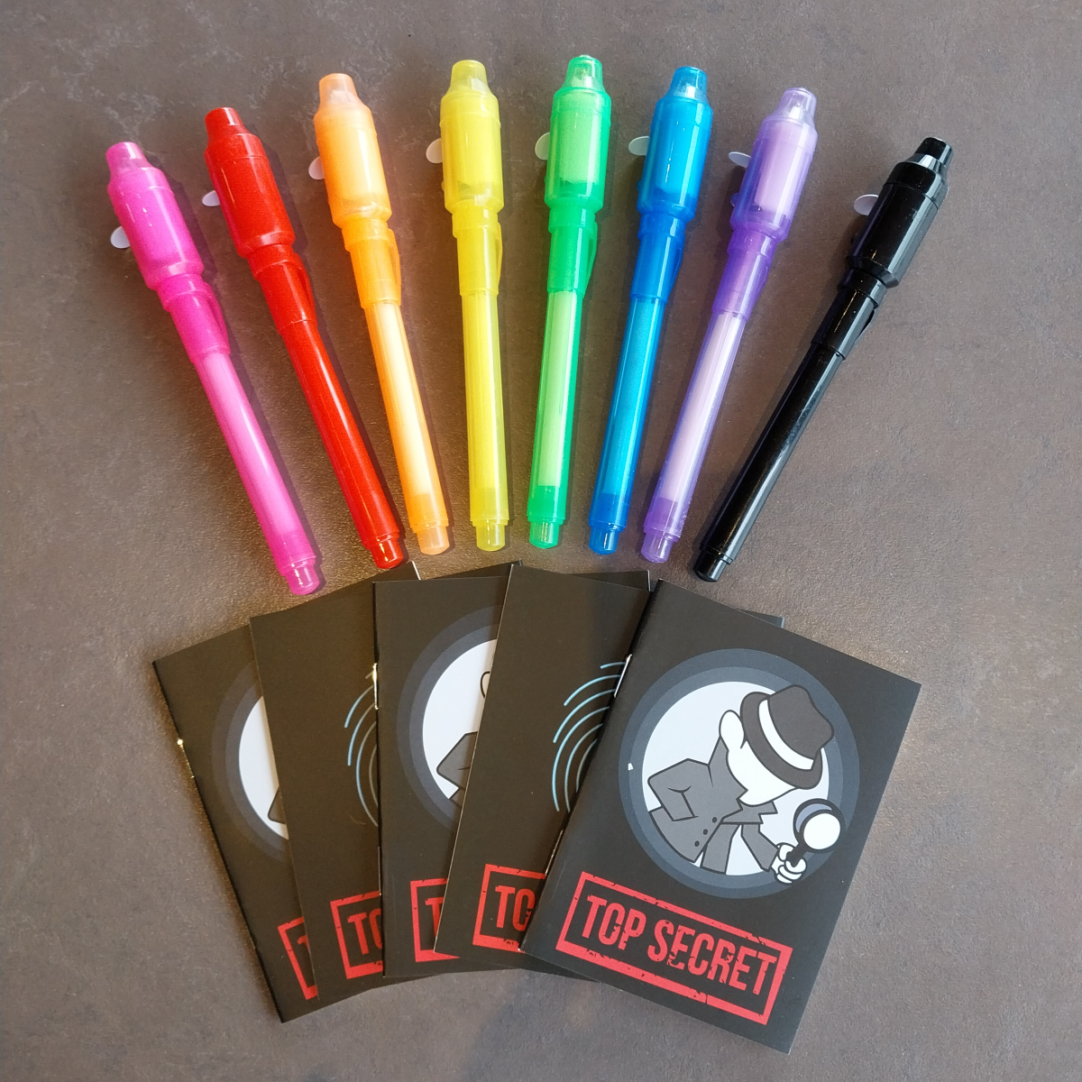 Participate in any of the Spring into STEAM programs and receive your own Invisible Spy Ink Pen with a built-in UV light, along with a journal to record your secret messages and hidden clues!