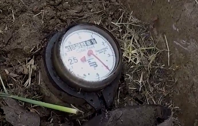 Water Meter ground