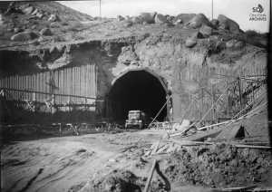 October 31, 1932 - Construction of Portal of Diversion Tunnel