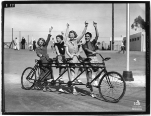 Undated- “A Bicycle Built for Four Riders”