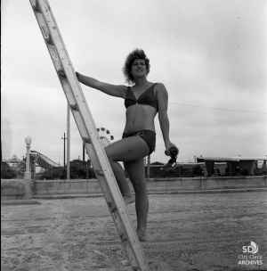 1973-First San Diego Femail Lifeguard