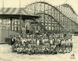 Giant Dipper roller coaster