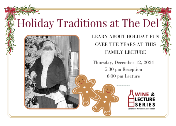 Wine & Lecture: Holiday Traditions at the Del