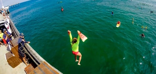 Junior Lifeguard Pier Jump