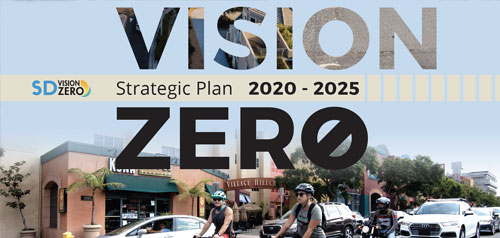 Partial screenshot of Vision Zero Stategic Plan 2020 - 2025 cover