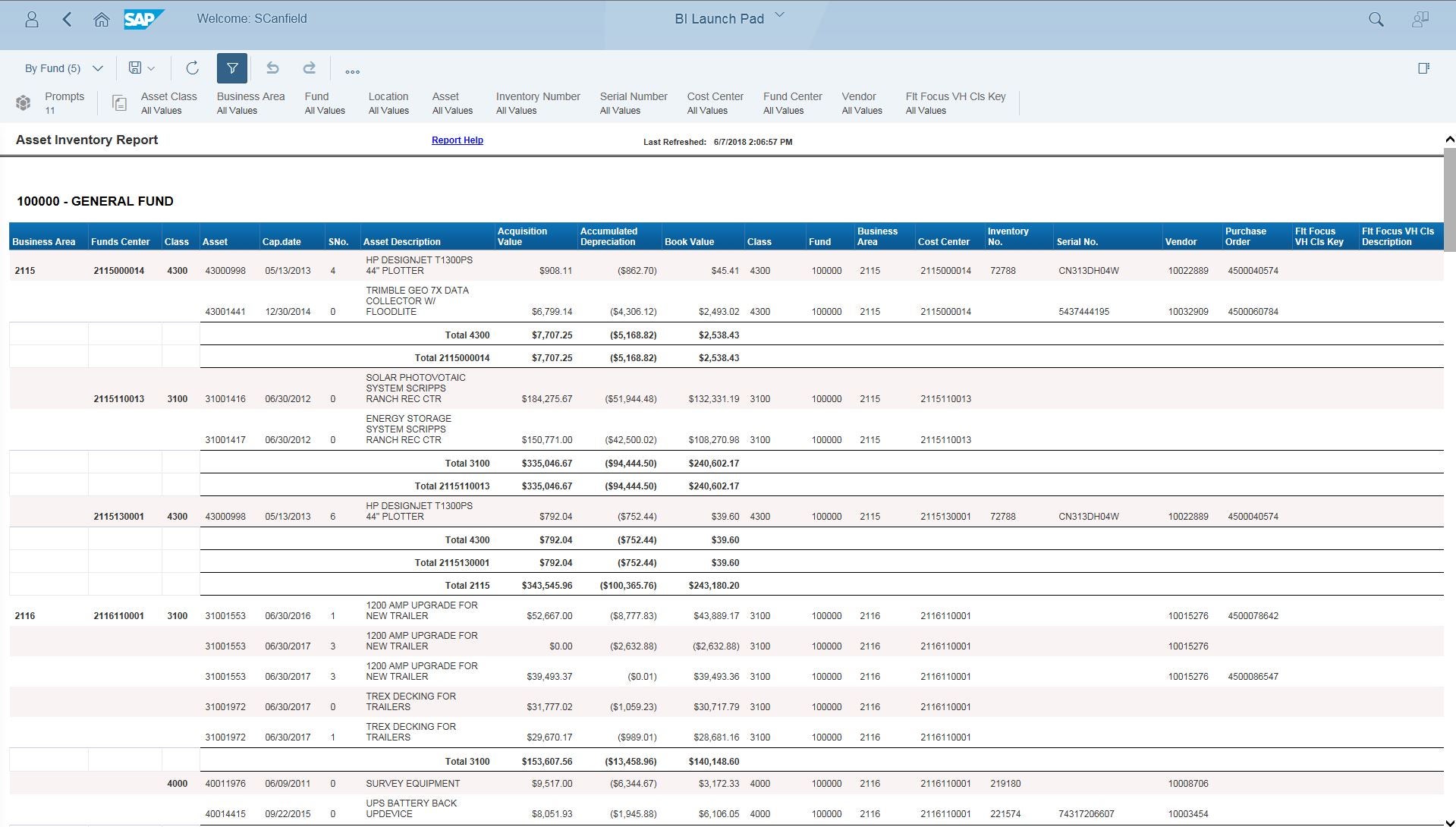 Web Intelligence Instant Reporting