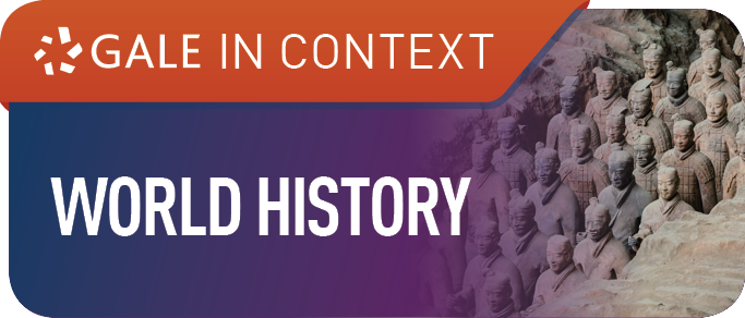Gale World History graphic